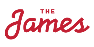 The James apartment logo