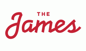 The James apartment logo