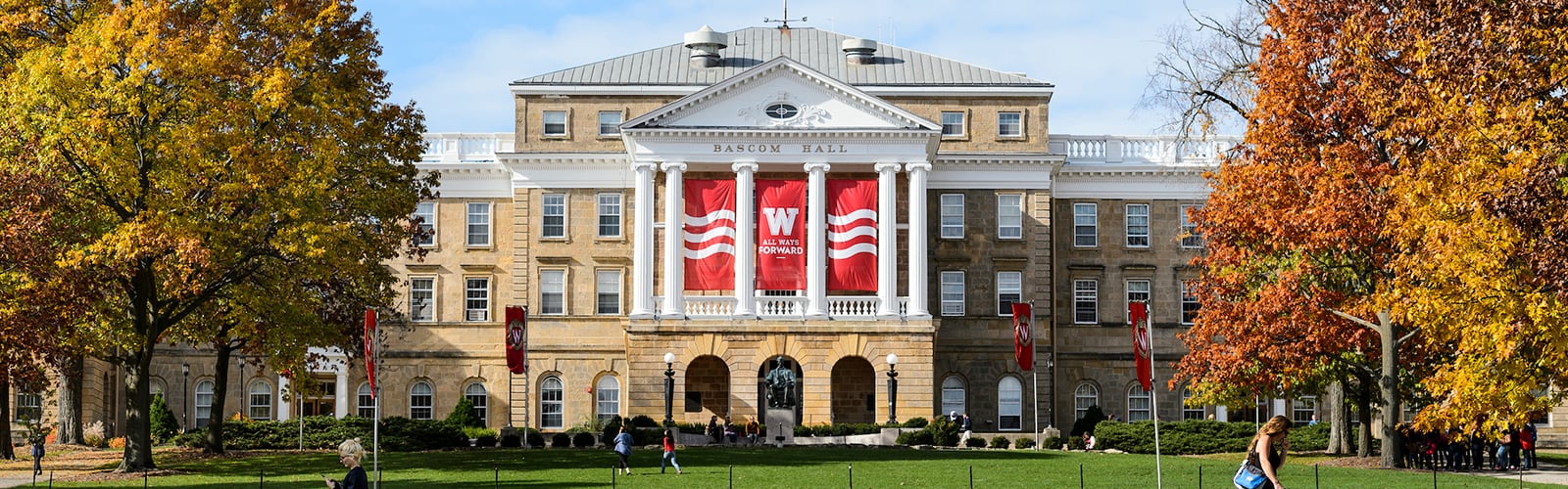 Bascom Hall in autumn.