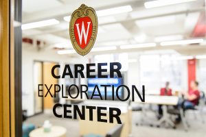 Entrance to the Career Exploration Center.