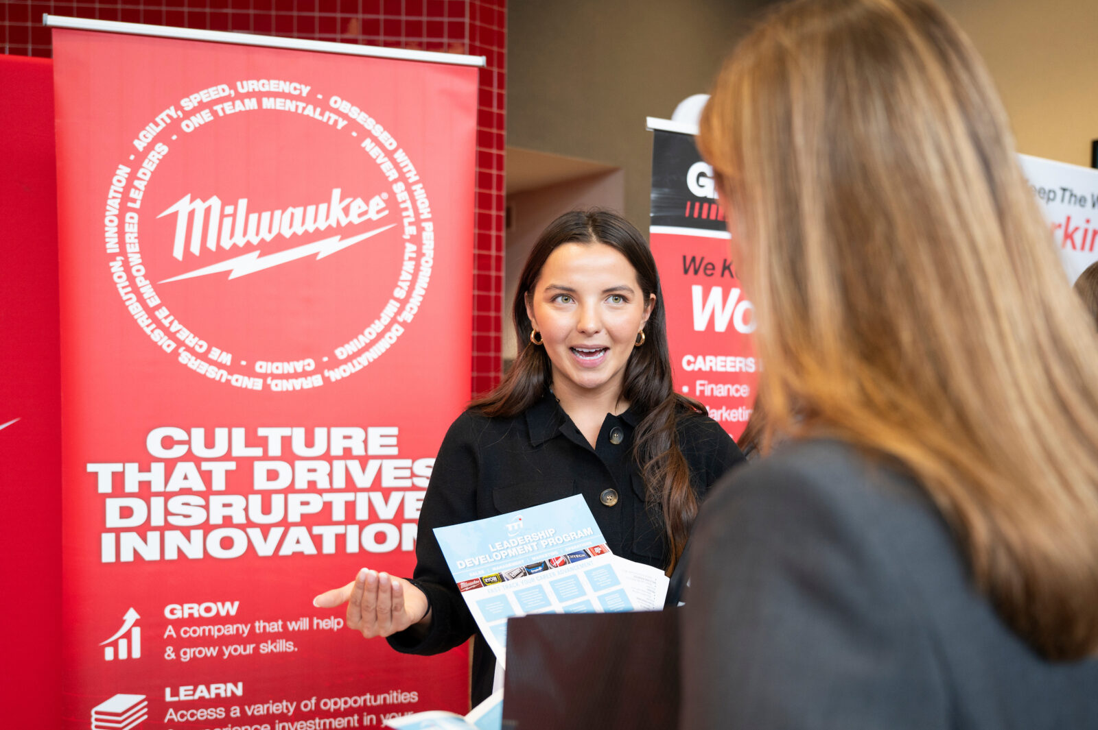 Students interact at the All-Campus Career and Internship Fair
